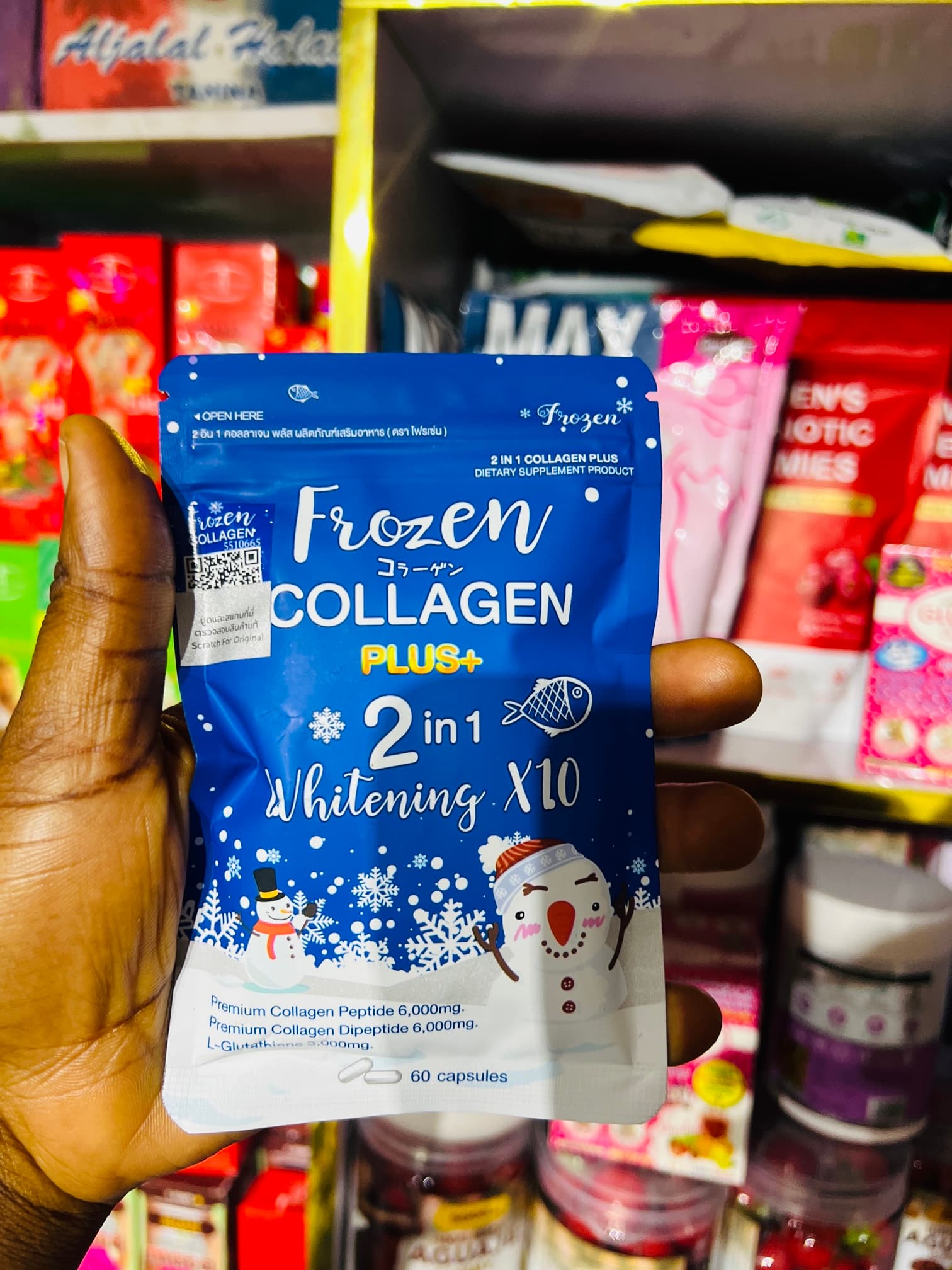 Frozen collagen